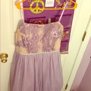 Lavender prom dress